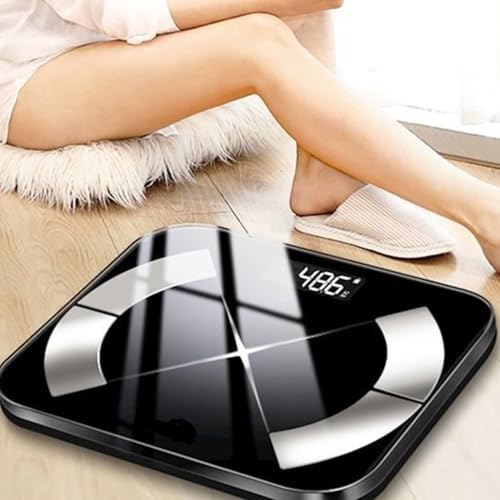 Balance Salle de Bain Poids | USB Balance Connectée Numérique Appareil Ménager de Soin Personnel Maison Bureau Voyage Sp